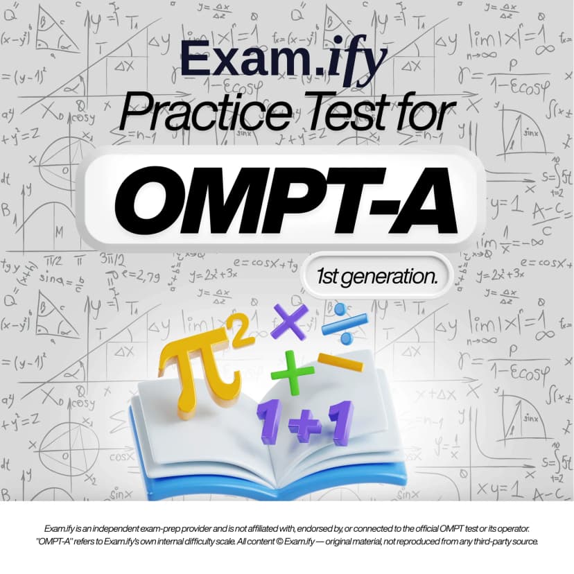 OMPT-A OMPT practice test cover, generation 1