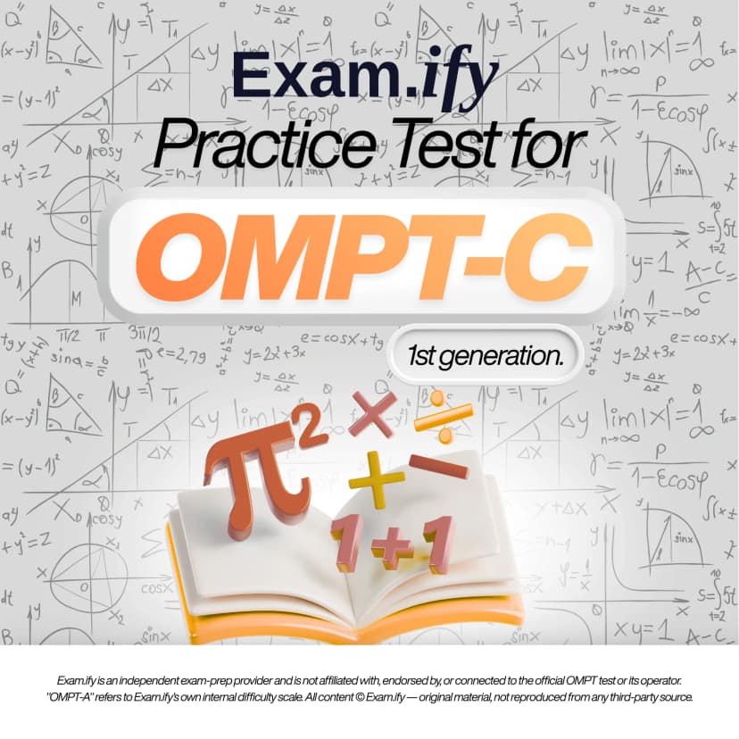 OMPT-C OMPT practice test cover, generation 1
