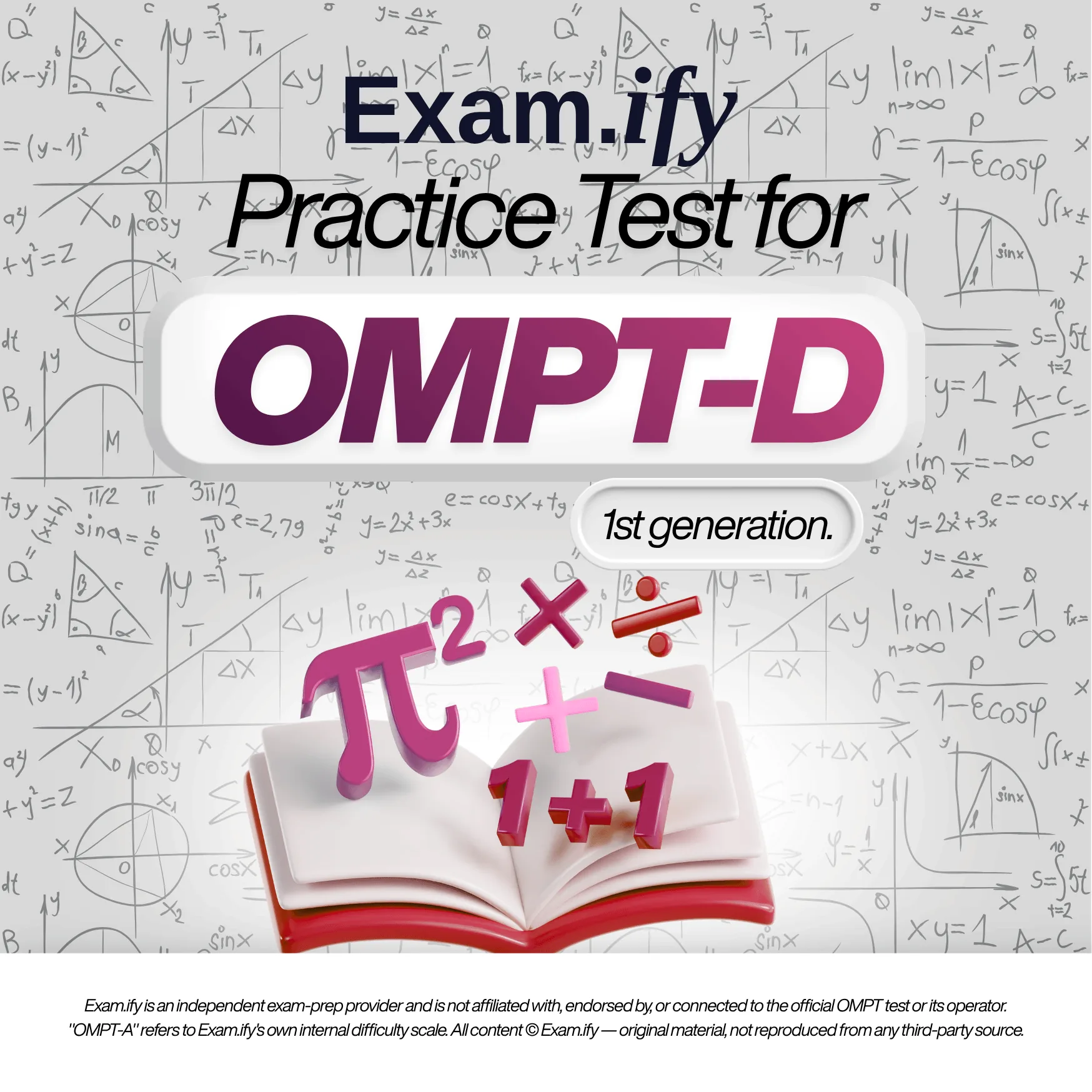 Exam.ify Practice Test for OMPT-D (1st Generation) practice test cover