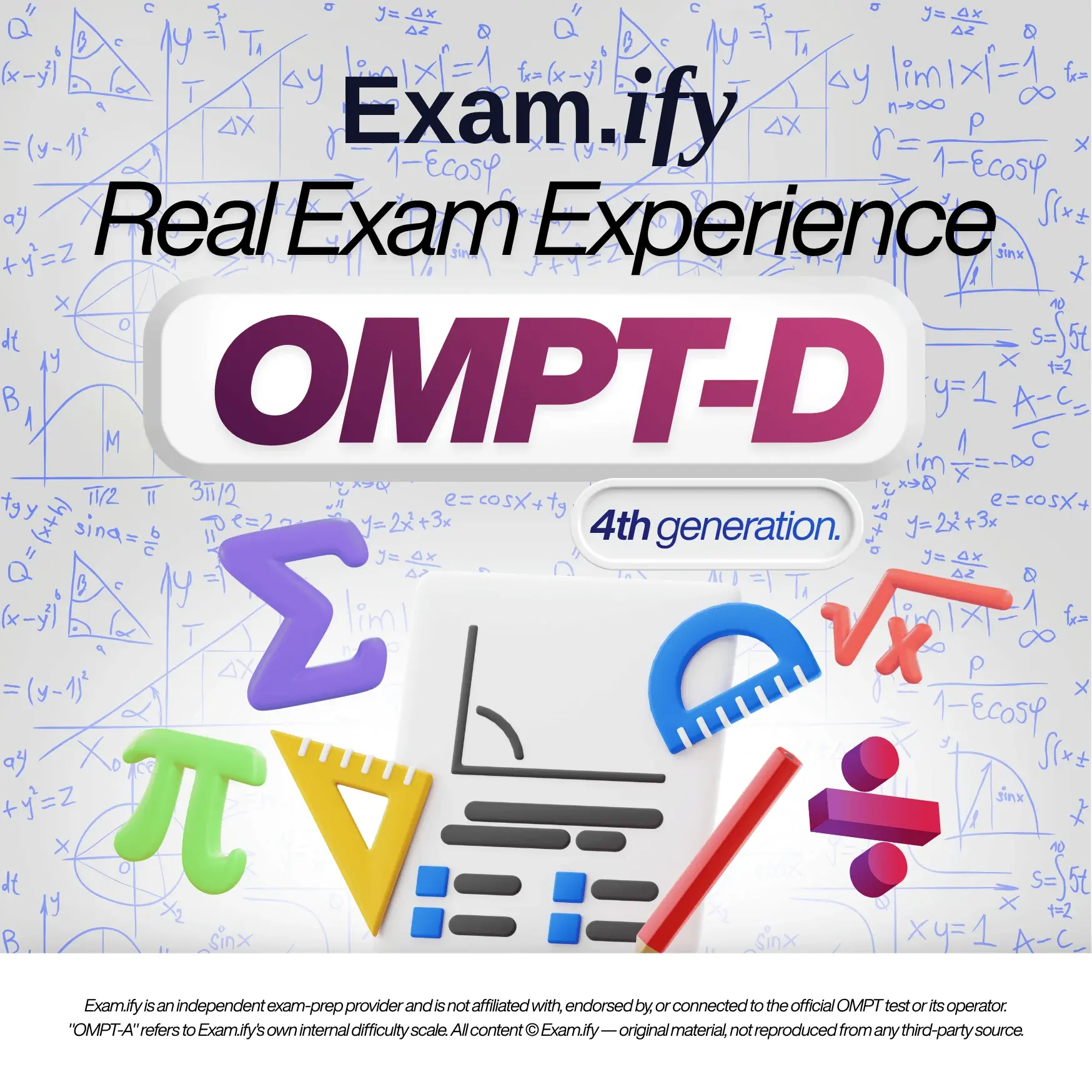 Exam.ify Practice Test for OMPT-D (4th Generation) practice test cover