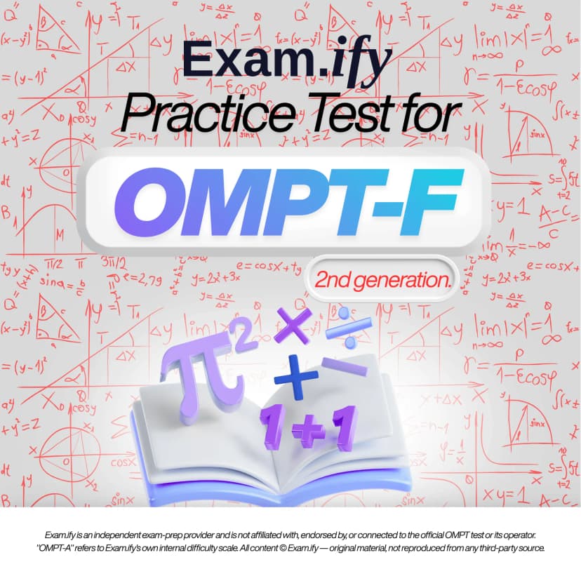 OMPT-F OMPT practice test cover, generation 2