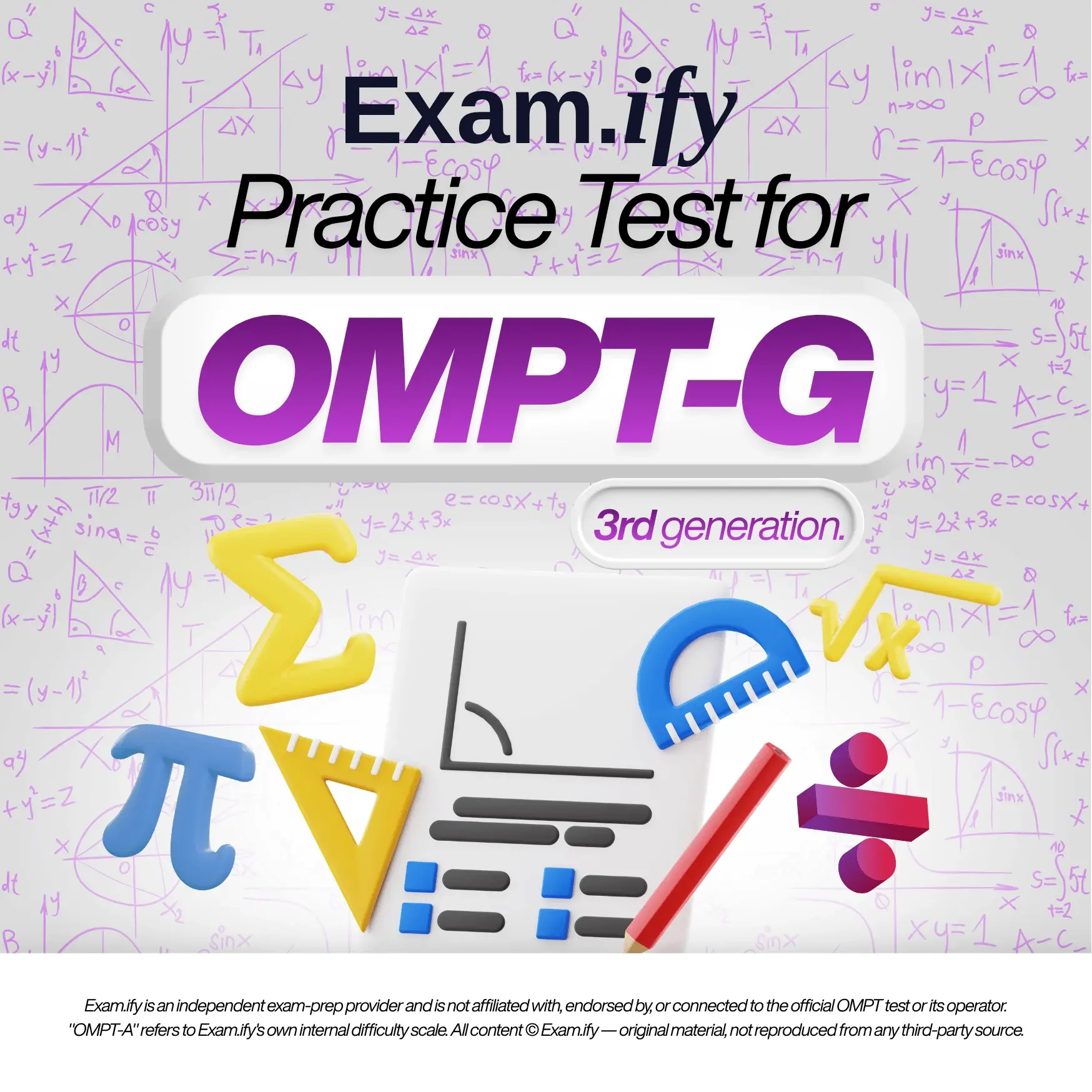 Exam.ify Practice Test for OMPT-G (3rd Generation) practice test cover