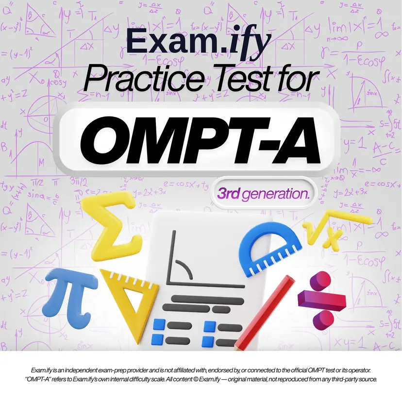 OMPT-A OMPT practice test cover, generation 3