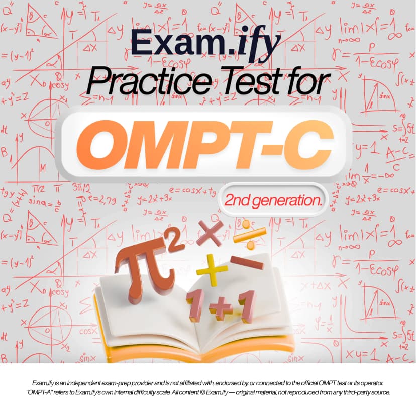OMPT-C OMPT practice test cover, generation 2