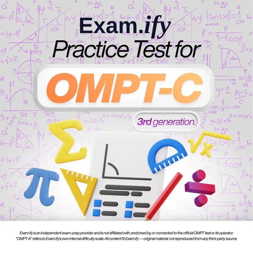 OMPT-C OMPT practice test cover, generation 3