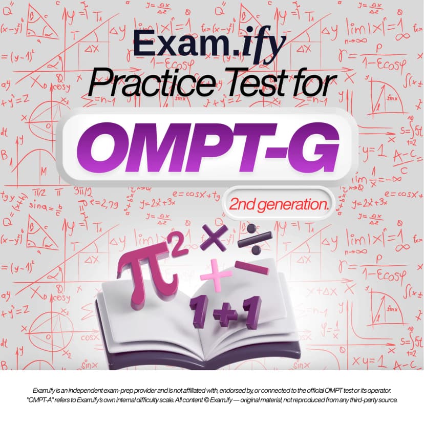 OMPT-G OMPT practice test cover, generation 2